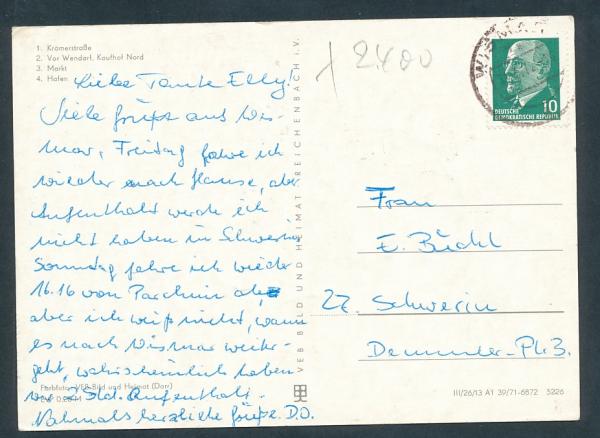 Krämerstraße, Vor Wendorf, Kaufhof Nord, Markt, Hafen